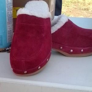 Faux Shearling Clog